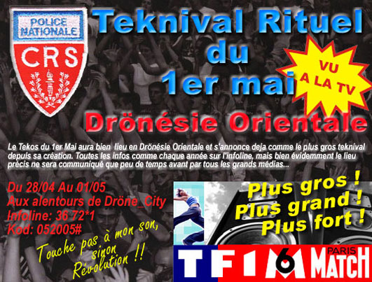 Le Teknival du 1er mai organisé en Drönésie orientale